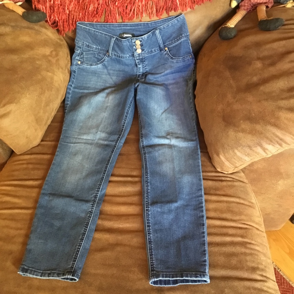 d jeans hi rise skinny jeans size 10p EUC